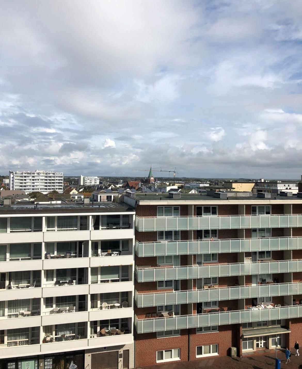 ווסטרלנד Strandnahe Ferienwohnung, Zentral Gelegen, Ost-Balkon, Andreas Dirks-Str. 2 מראה חיצוני תמונה